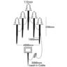 Christmas Tree Stake Lights 5 Pack 26cm
