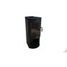 Masport Akaroa Mk II Wood Fire with Wood Stacker Max Average Output 9.4 kW Metallic Black VHT