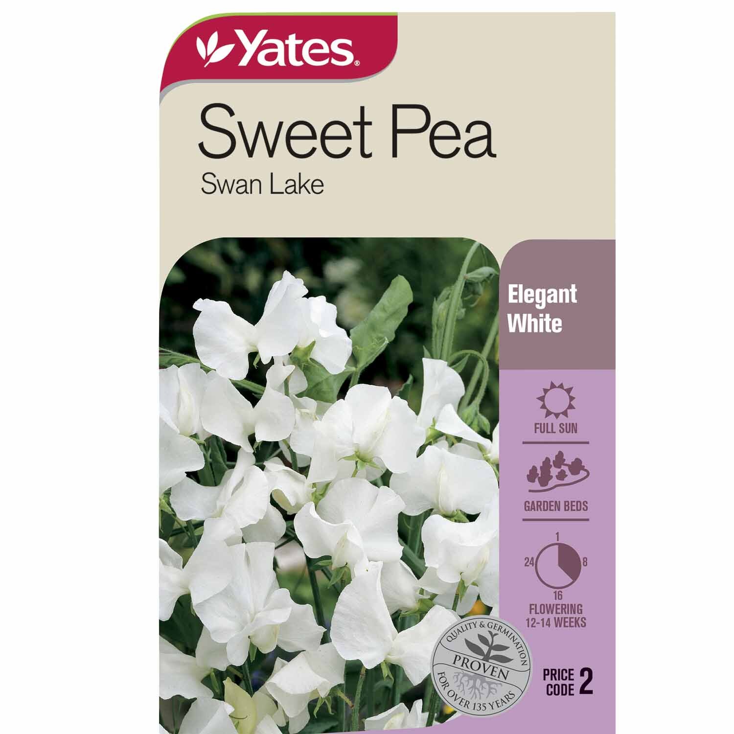 Sweetpea Swan Lake Seed
