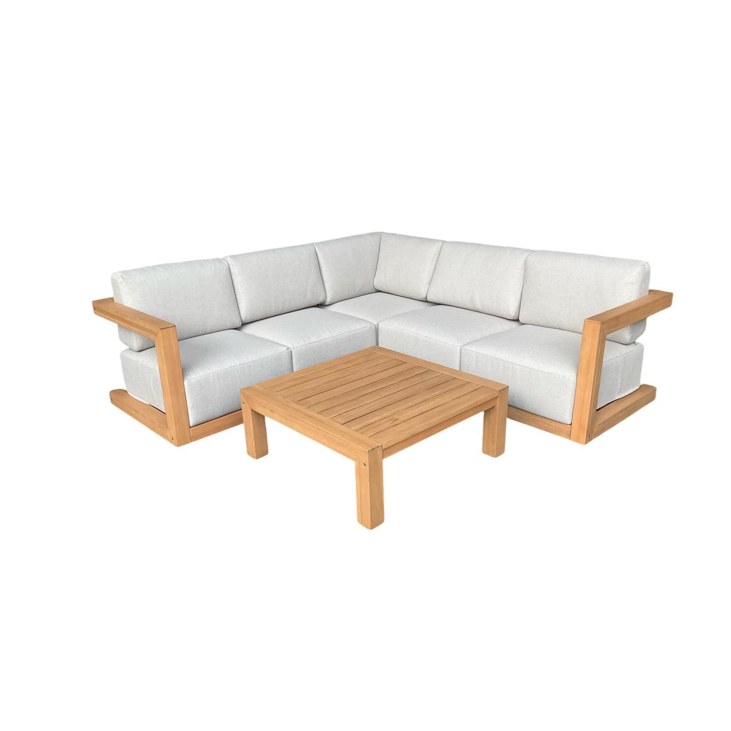 Outdoor Corner Lounge Setting