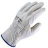 Leather Work Gloves Small, pack of 3 White