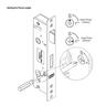 Mortice lock 3-Point 30mm