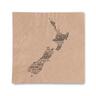 ECO Kiwiana Serviettes 50 Pack 165 x 52 x 162mm Natural Assorted Colours