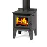 Ultra Tiny Rad 14kW ULEB Wood Fire and Standard Flue Kit