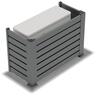 Utility Enclosure D: 500mm W: 1100mm H: 800mm Grey Friars
