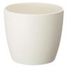 Recycled Plastic Elm Pot 10cm White  White