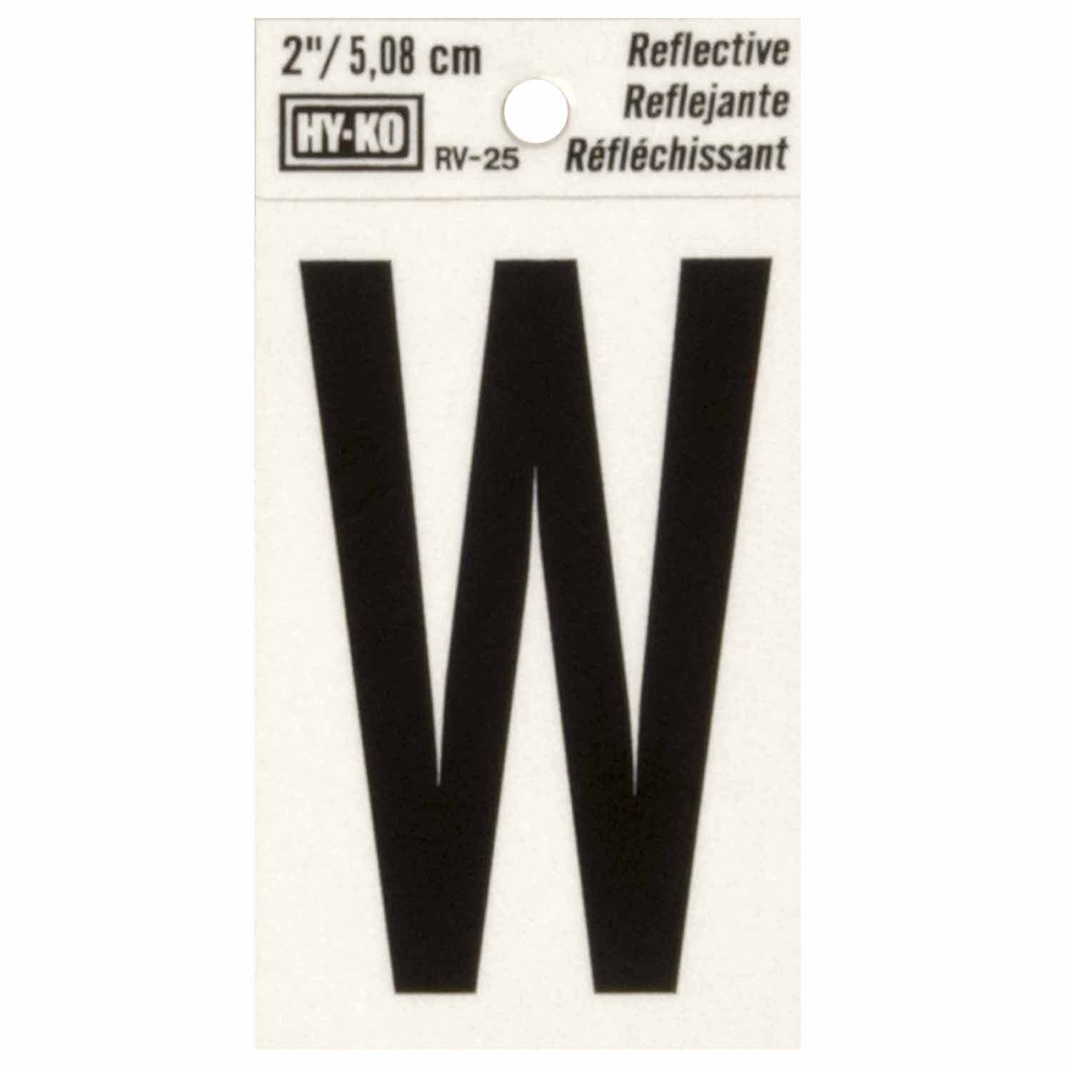 Letterbox Letter W