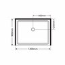 Luxury 2000 Frameless Shower - Alcove Right-Hand Fixed