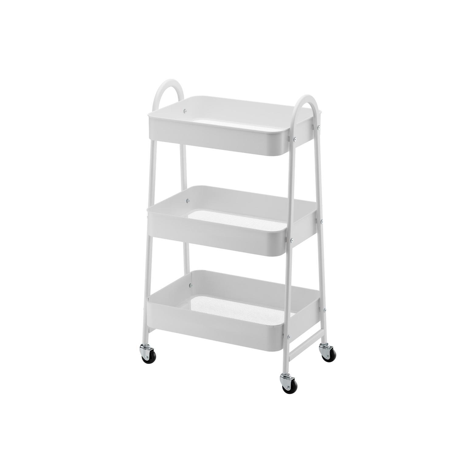 3 Tier Trolley  White