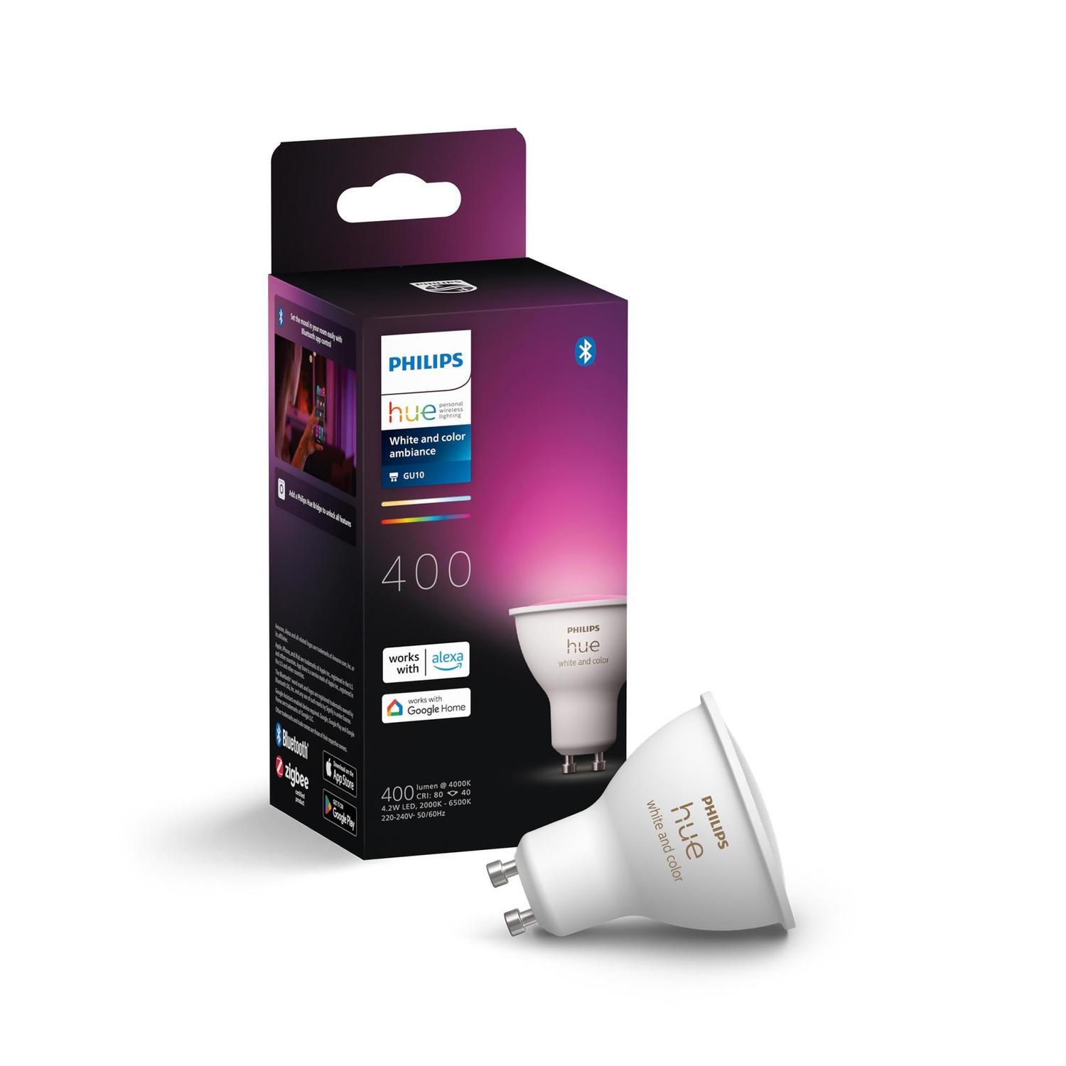 Spot GU10 400 lumens 4.2 Watts Colour