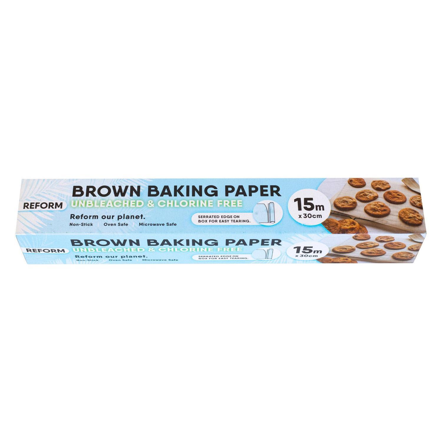 Unbleached chlorine free brown baking paper