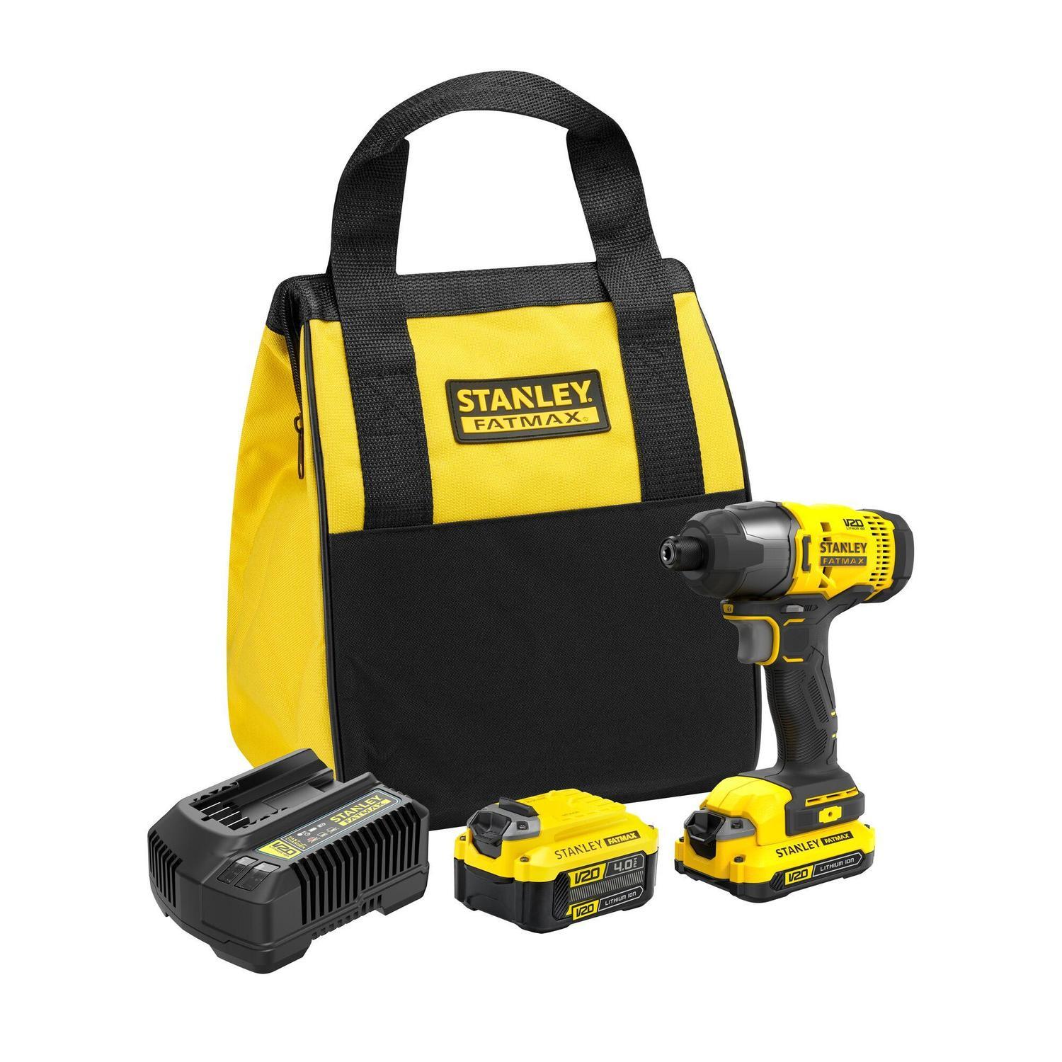 18V Cordless Impact Driver Kit with 2.0Ah and 4.0Ah Battery