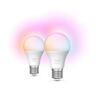 Essential E27 806 lumens 2 Pack 7.5 Watts Colour
