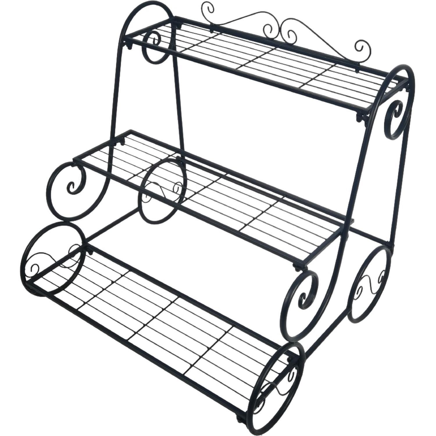 Iron Plant Stand Tiered