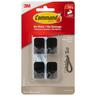 Hook Adhesive Remove Small Black 4PK