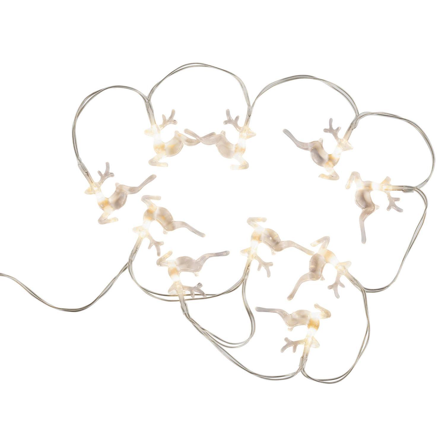 Acrylic Reindeer String Lights