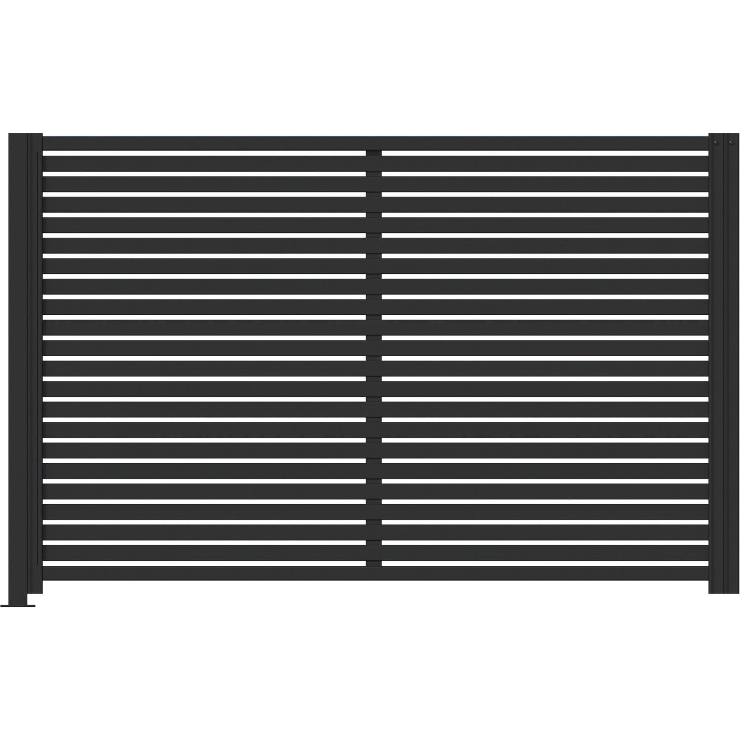 SlatWall Steel Fence Panel