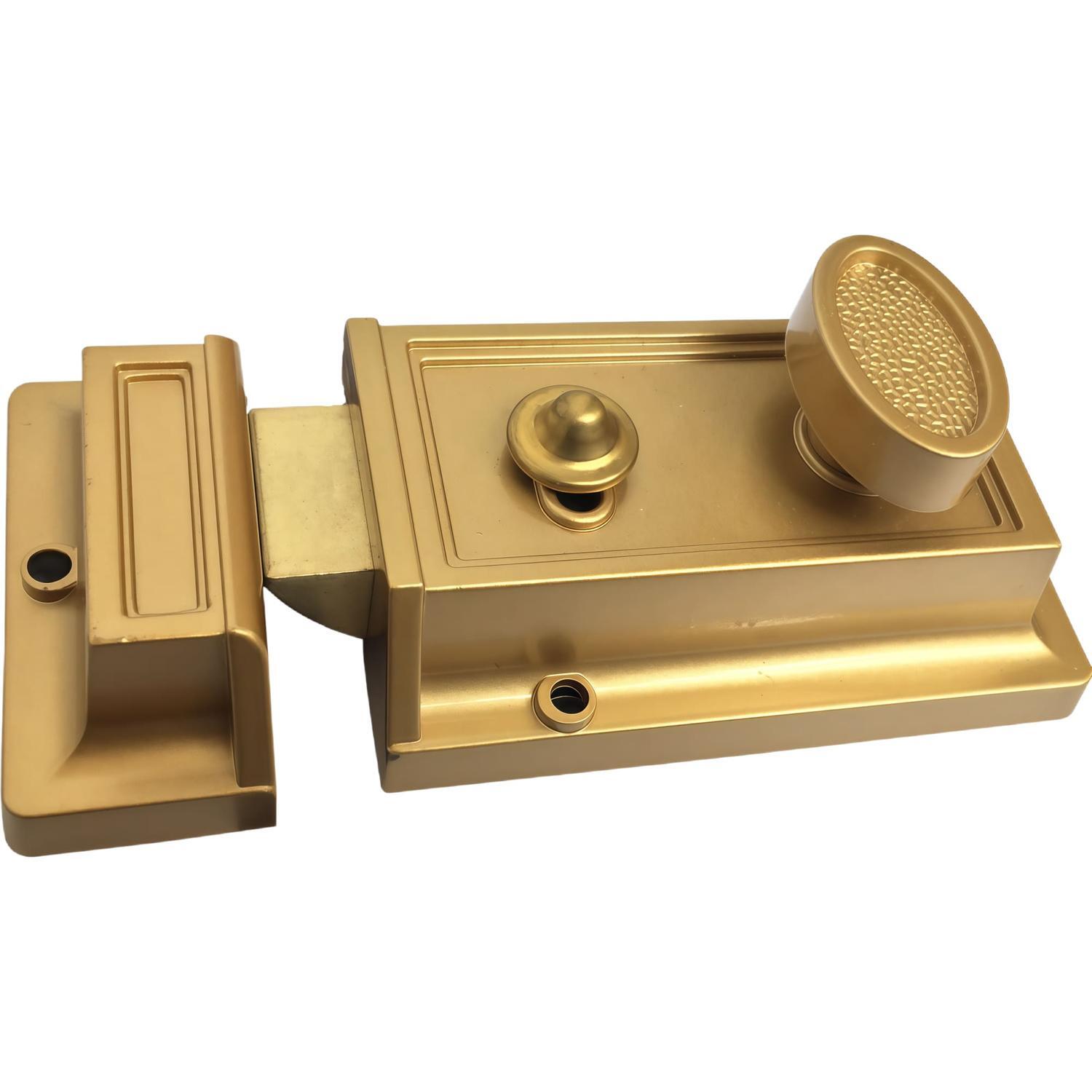 Night Latch 85 x 62mm Gold