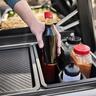 Works Caddy with Tray Lid Black