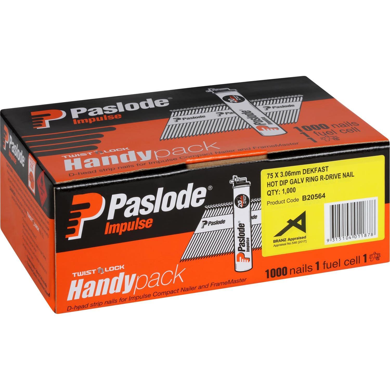 Collated Nails RounDrive Handy Pack with Fuel Cell