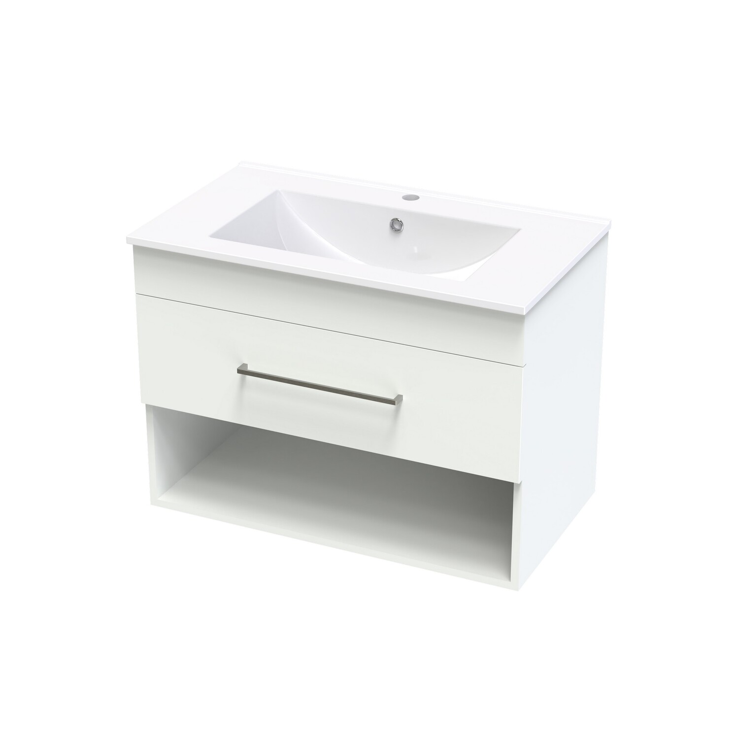 Cashmere Valley 800 Drawer Open White Melamine