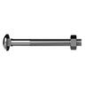 Coach Bolts & Nuts M6 x 60mm Zinc Plated