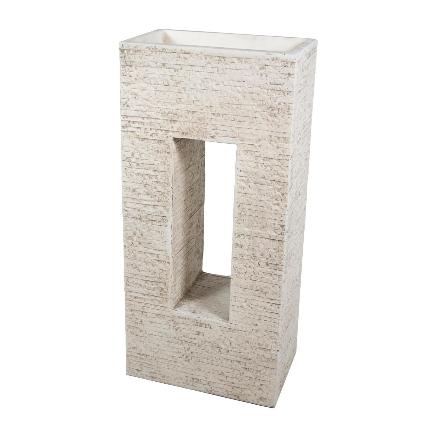 Tall Window Partition Clayfibre Pot Utah