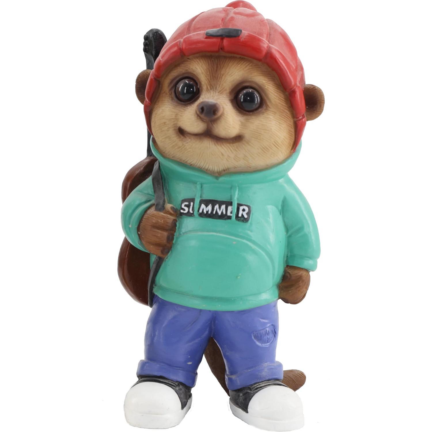 Teenager Meerkat Garden Ornament