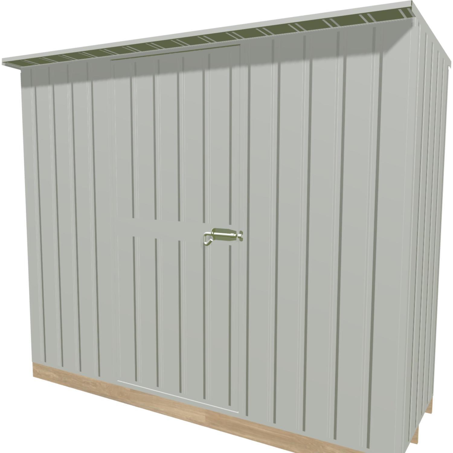 Shed H: 1770mm, W:2280, D:780mm Alu-Zinc