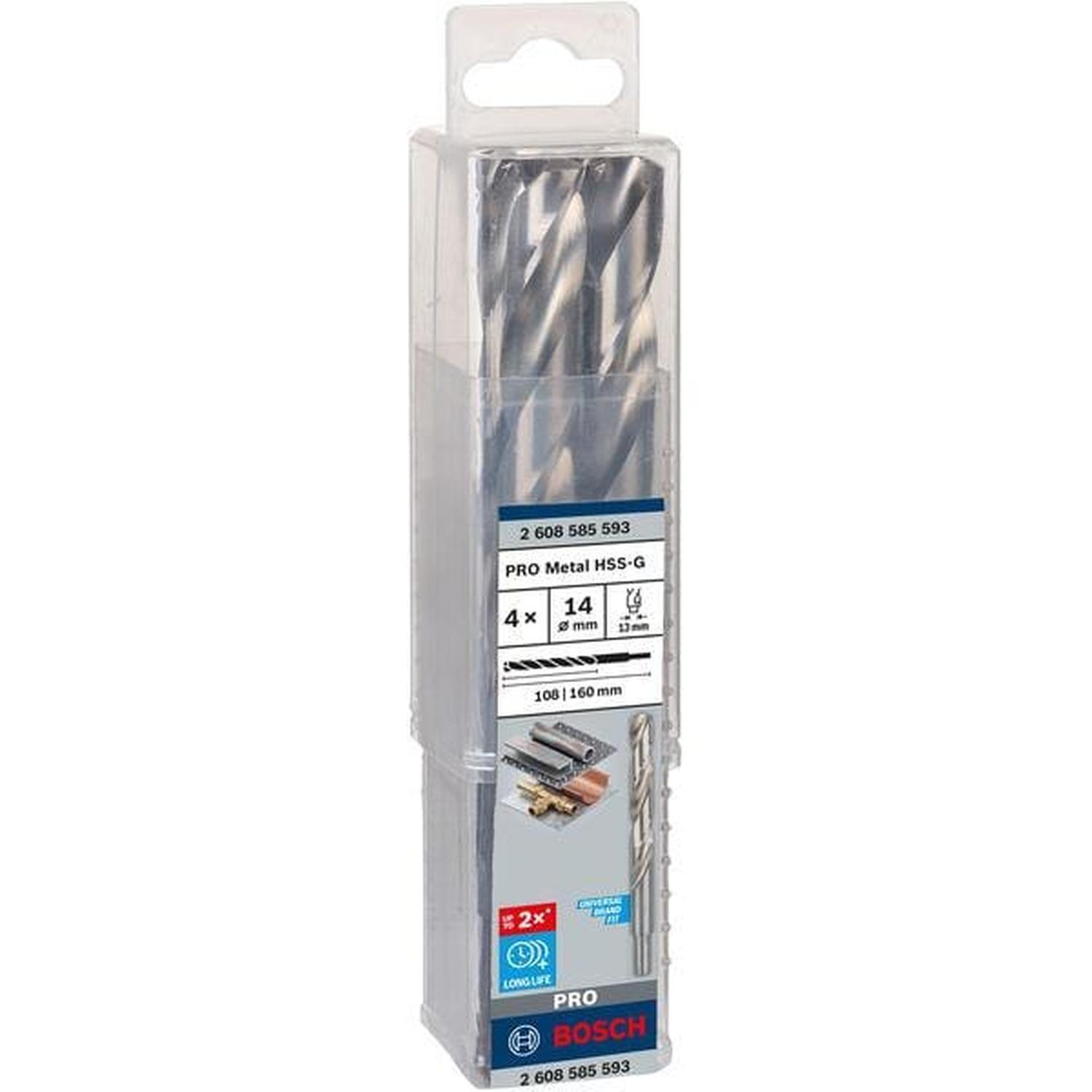 Metal HSS-G Redshk 4PC 14mm