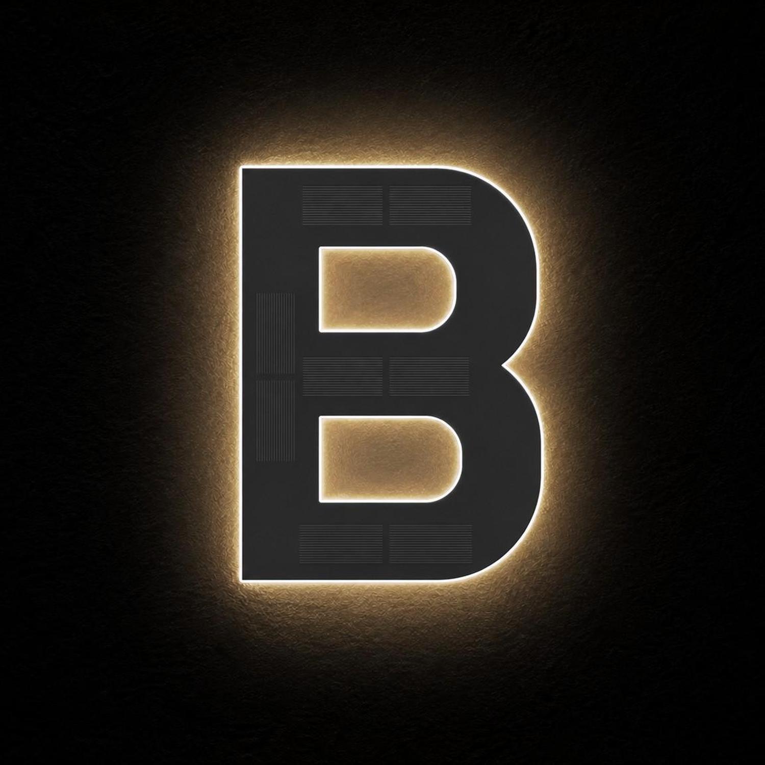 StreetGlo Solar Illuminated Letter - B