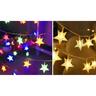 200 Led Star Solar String Lights Multicolour Or Warm White