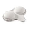 2 Cavity Microwave Egg Poacher