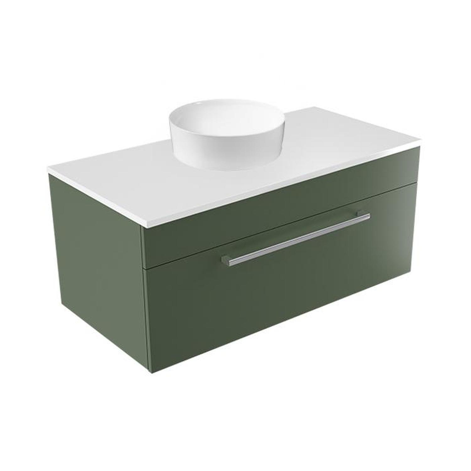 Calais Wall Vanity 900mm Green Slate