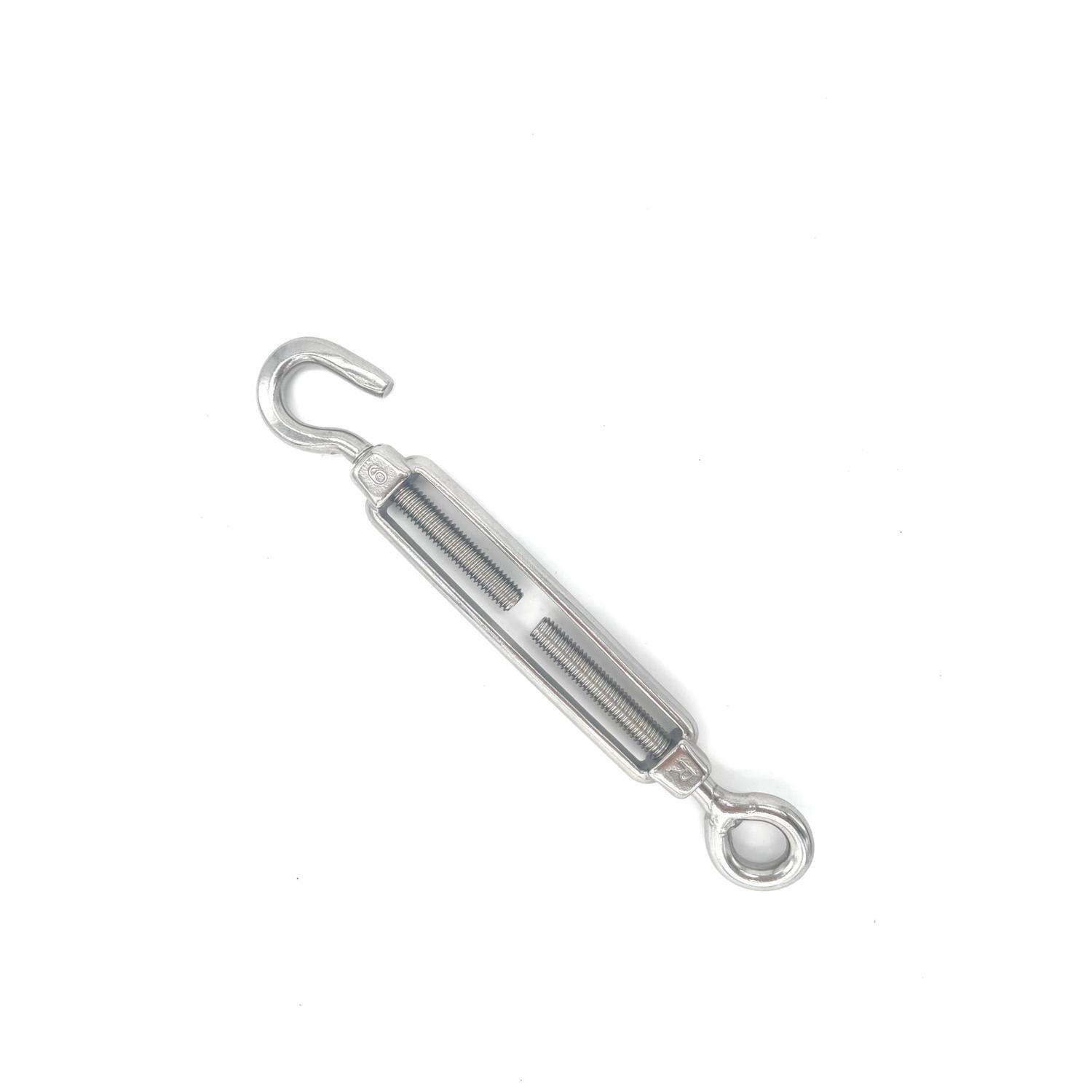 Turnbuckle Hook/Eye 6mm Stainless Steel 316