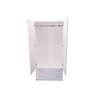 Two Drawer Wardrobe H:1950mm, W:900mm, D:500mm Arctic White Gloss