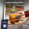 Glass Food Storage Container Clear 1.1L