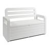 Garden Furniture Bench White 263L