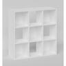 Essence 3x3 Organiser Cube H: 912 mm, W: 912 mm, D: 297 mm White