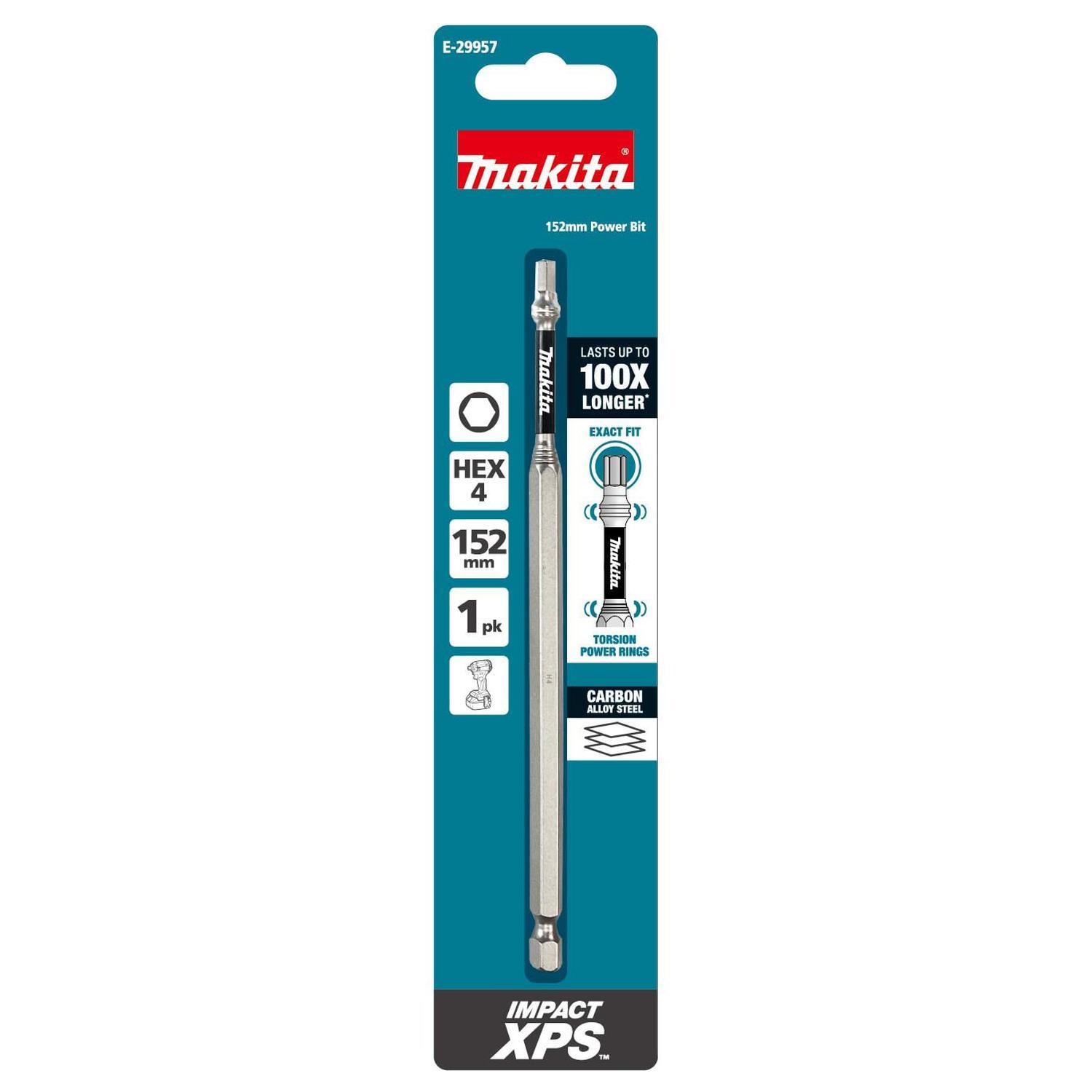 Impact Hex 4 Power Bit  150mm