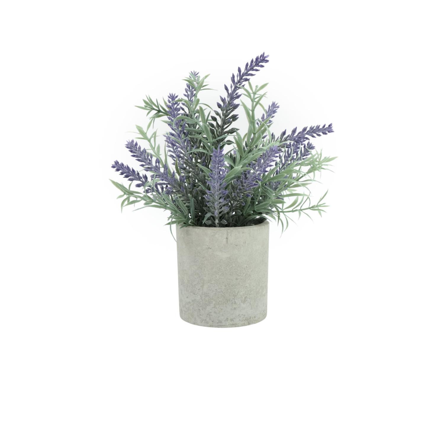Artificial Lavendar Plant in Pot