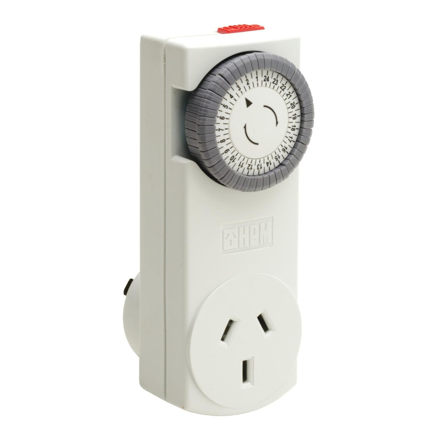 24 Hour Analogue Slim Design Timer - Twin pack Double Pole