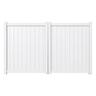 Valla Series Vertical Driveway Gate H:1800mm x W:1500mm White