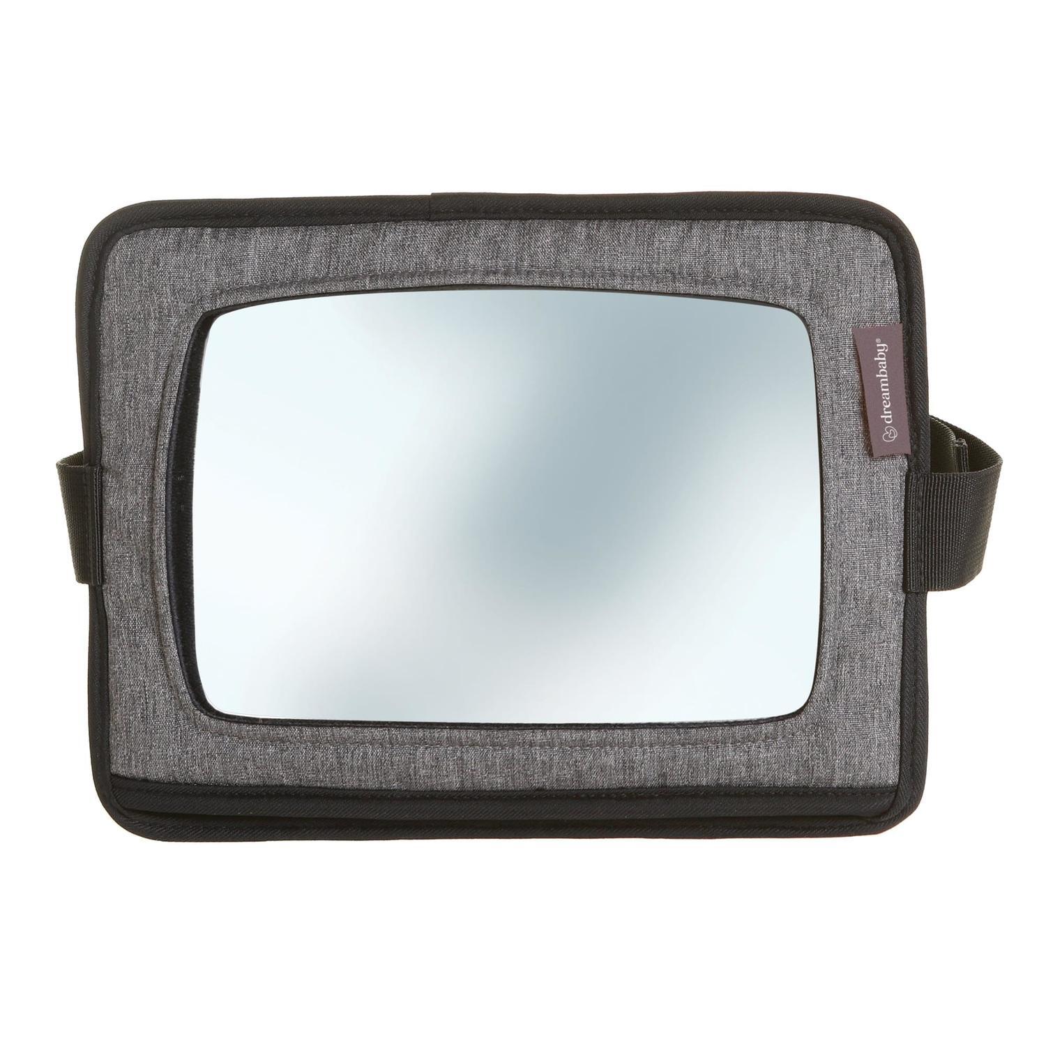 Backseat Mirror with Ipad Holder Grey
