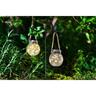 Solar Glass Hanging Lantern 12 x 76cm  Assorted Colours