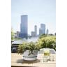 Plastic Round Bowl with Saucer Grey 33cm