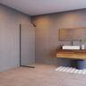 Curved Reeded Glass Shower Panel