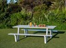 Alaska Outdoor Bench Setting