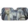 Car Sunshade Driving Llamas 147 x 70cm