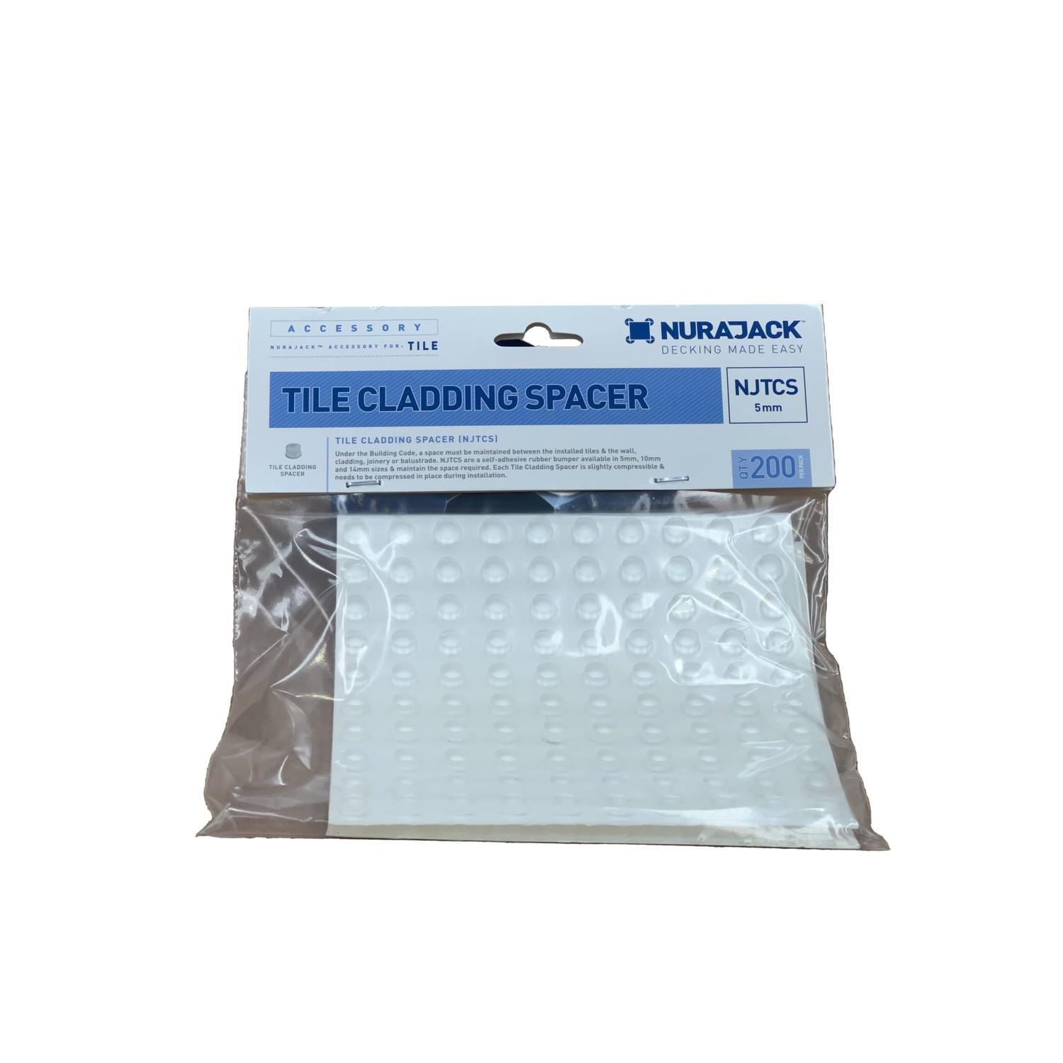Tile Cladding Spacer 5mm 200 Pack Clear